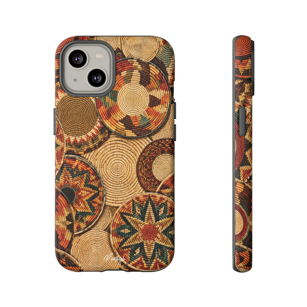 Bohemian Woven Basket Pattern Tough Case
