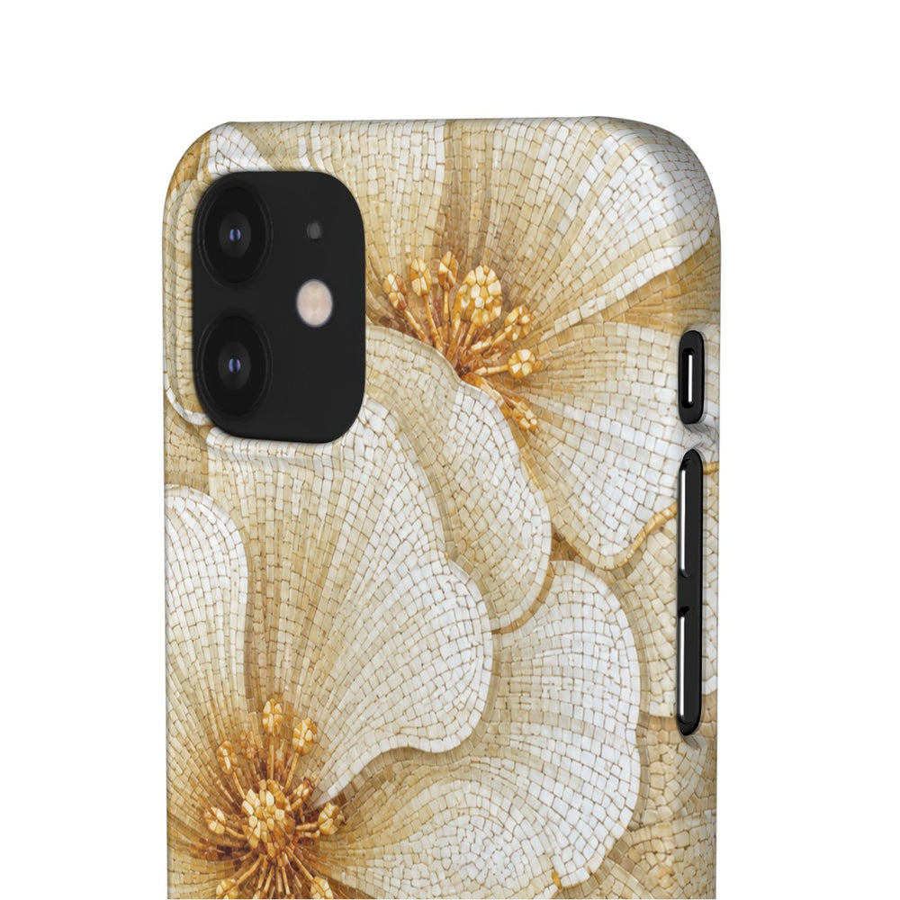 Floral Gold Bloom Snap Case