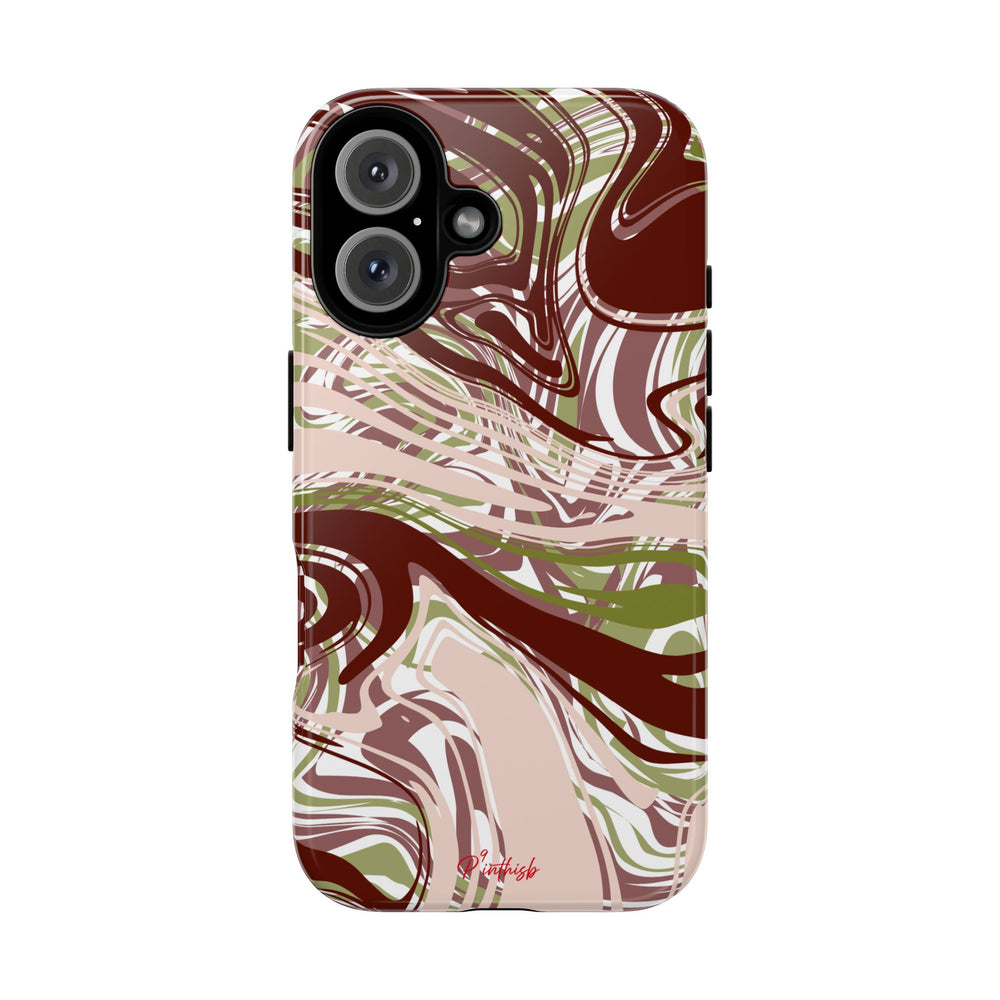 Abstract Marbled Tough Phone Case