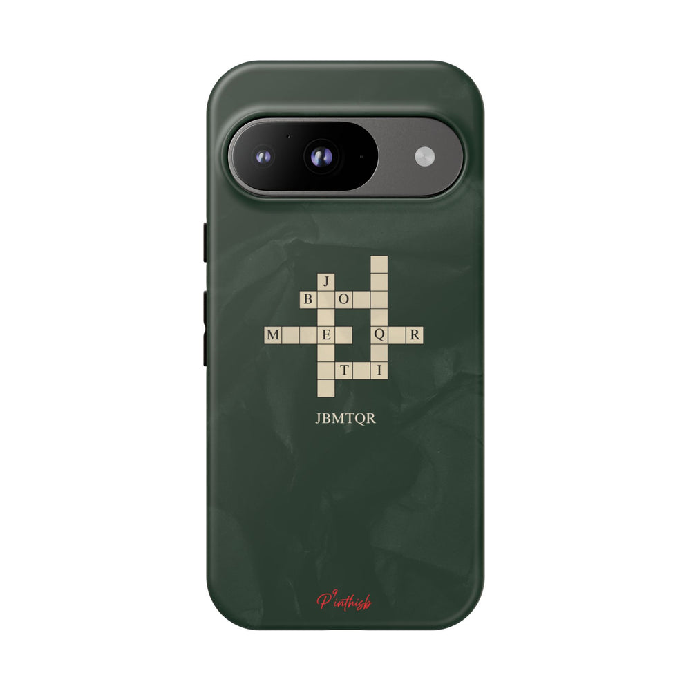 "JBMTQR crossword" Tough Phone Case