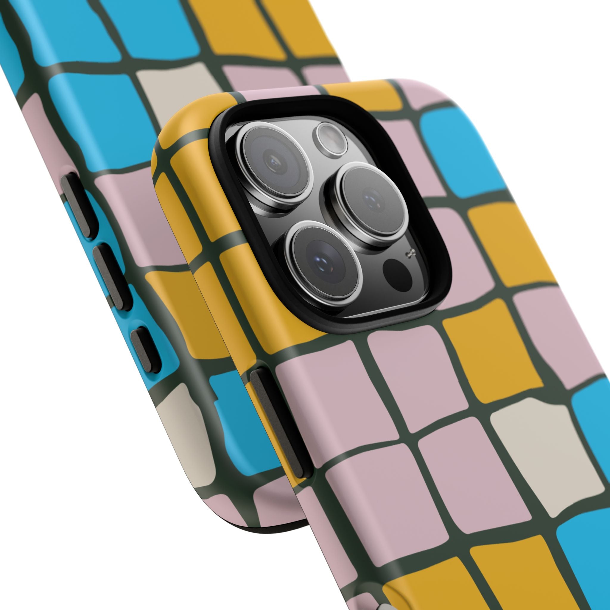Color Grid Tough Phone Case