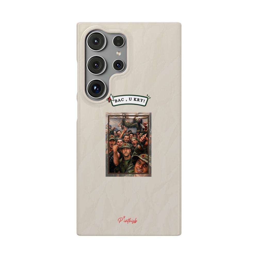 "BAC, U KRY!" Snap Case