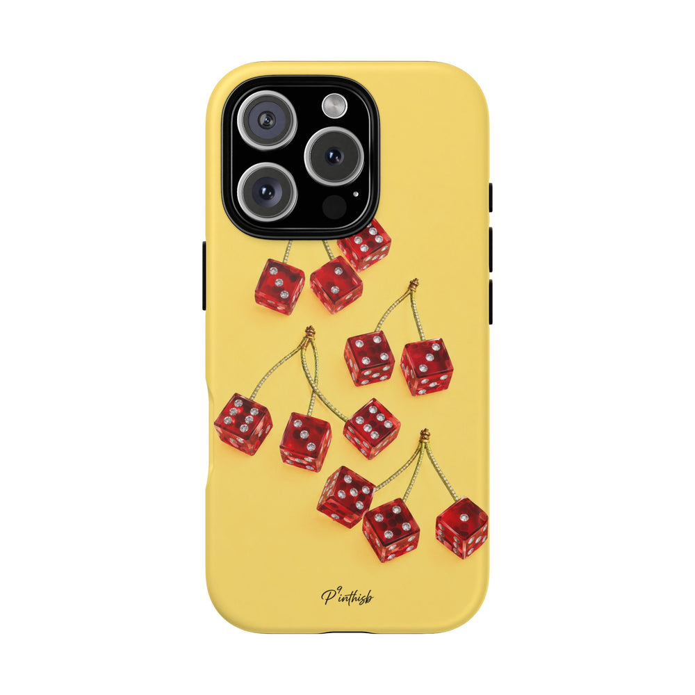 Cherry Dice Tough Phone Case