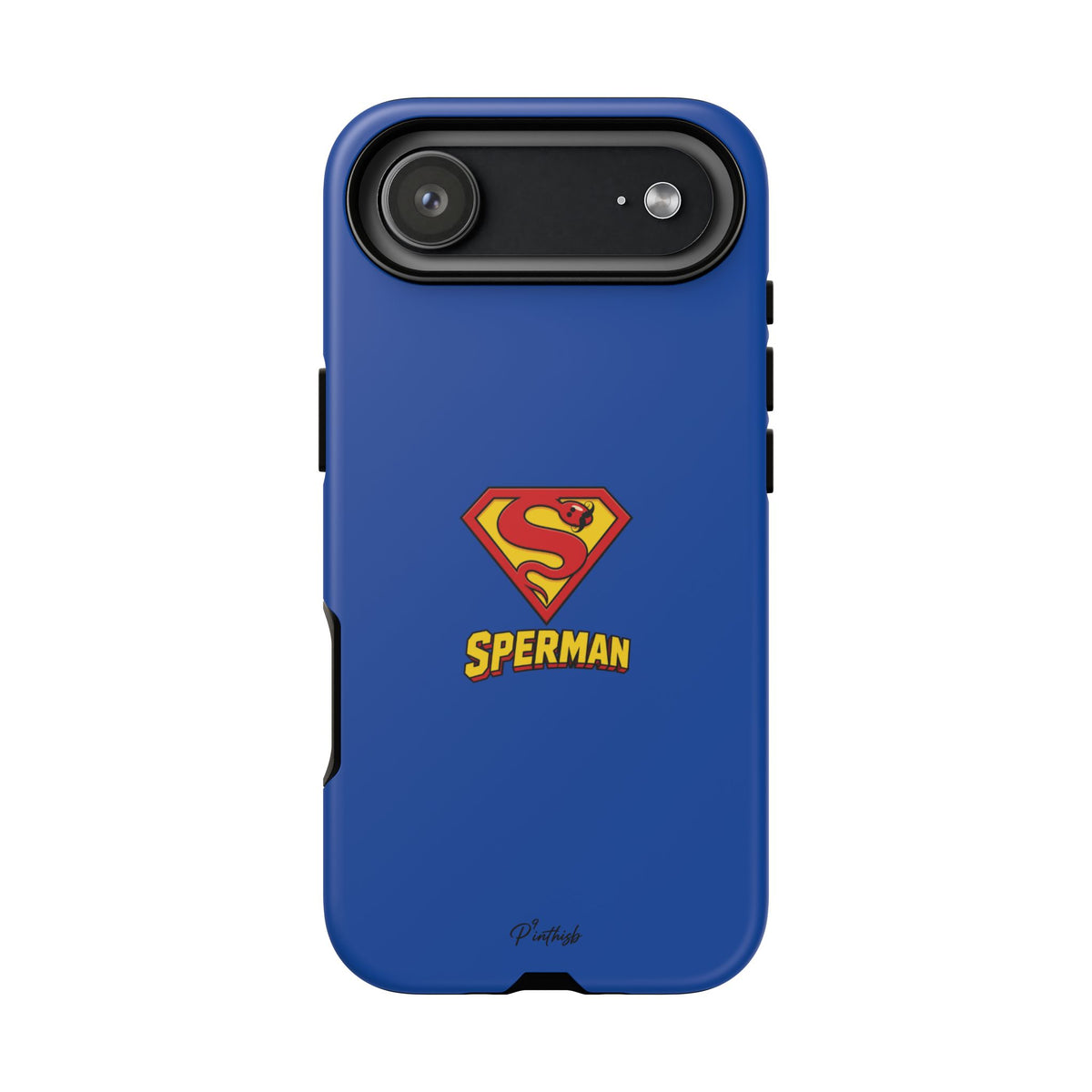 "SPERMAN" Parody Logo Tough Phone Case