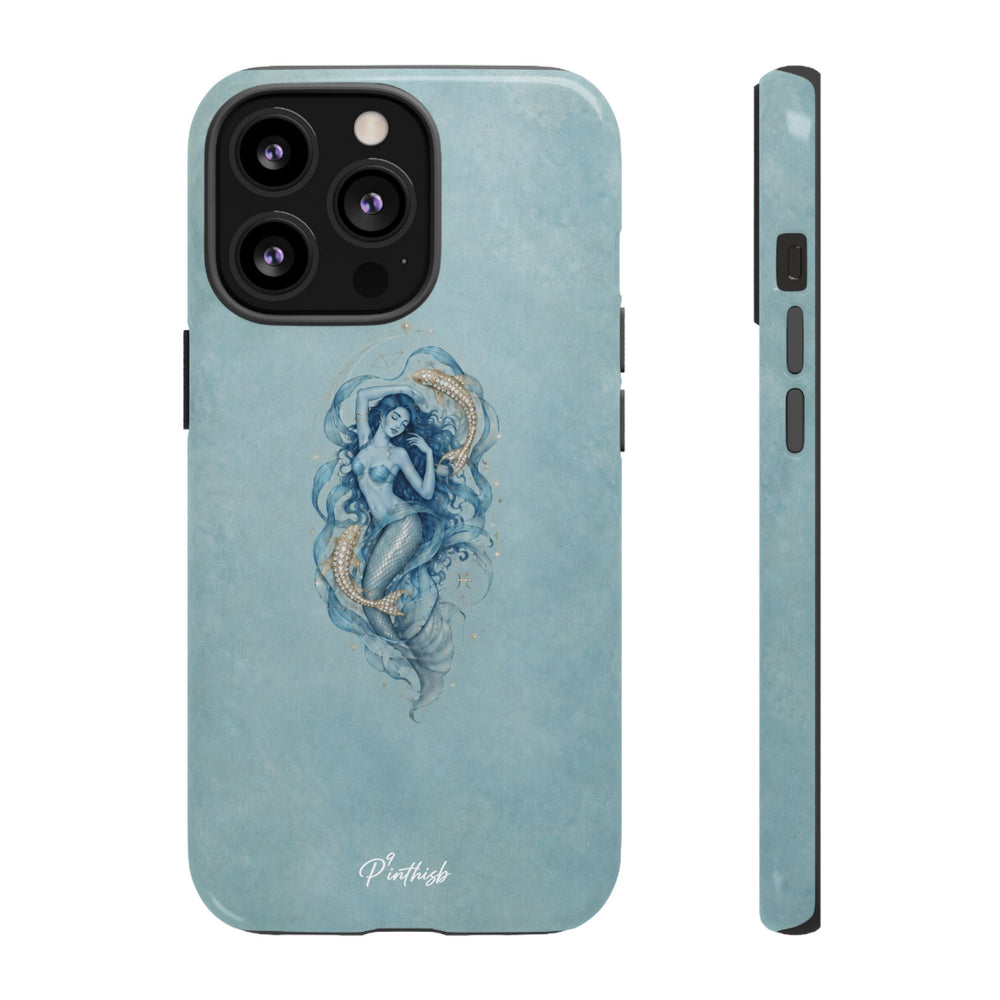 Pisces Zodiac Glitter Phone Case