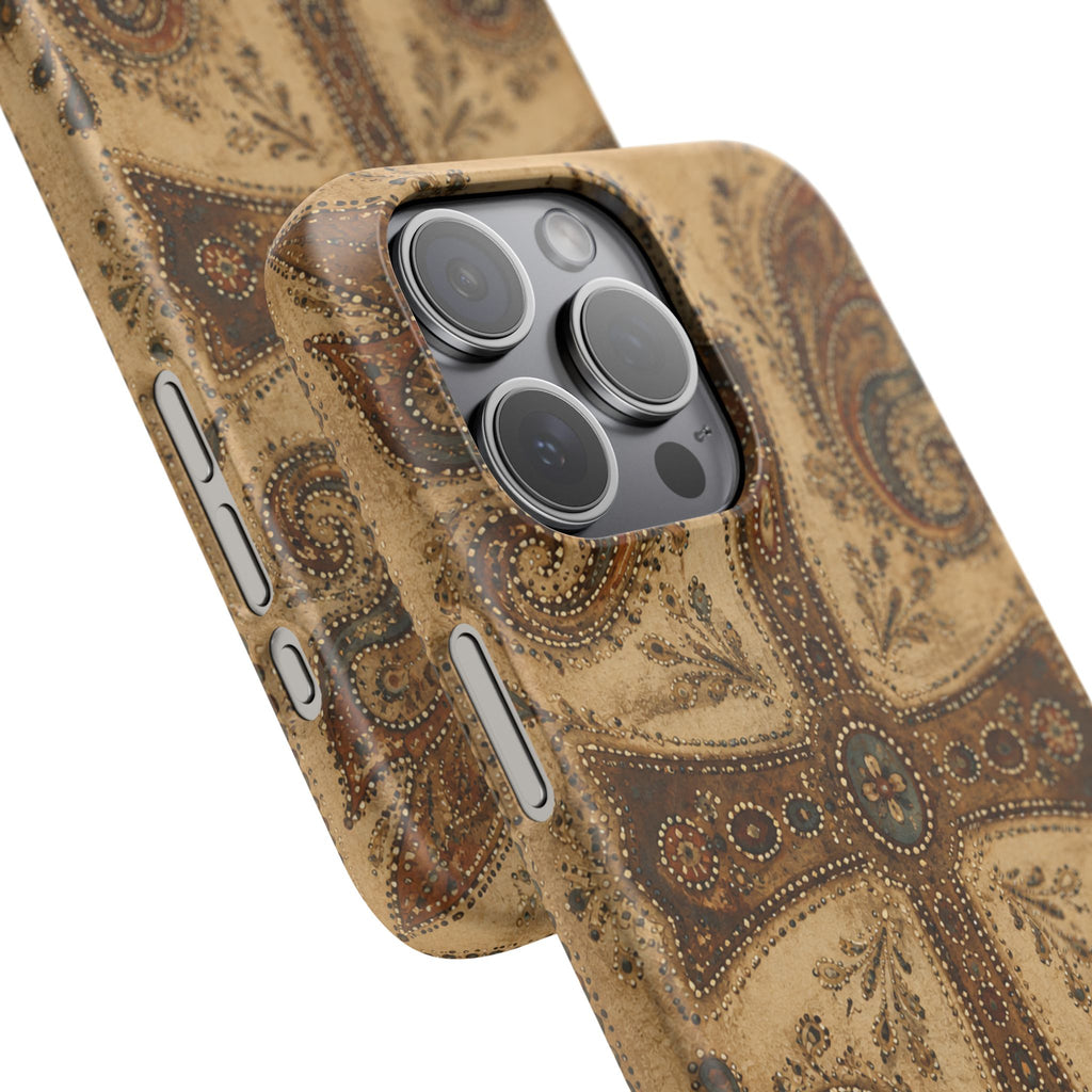 Cross Paisley Snap Case