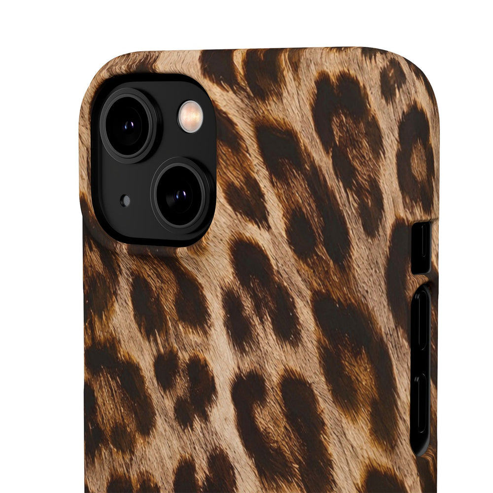 Leopard Print Snap Phone Case