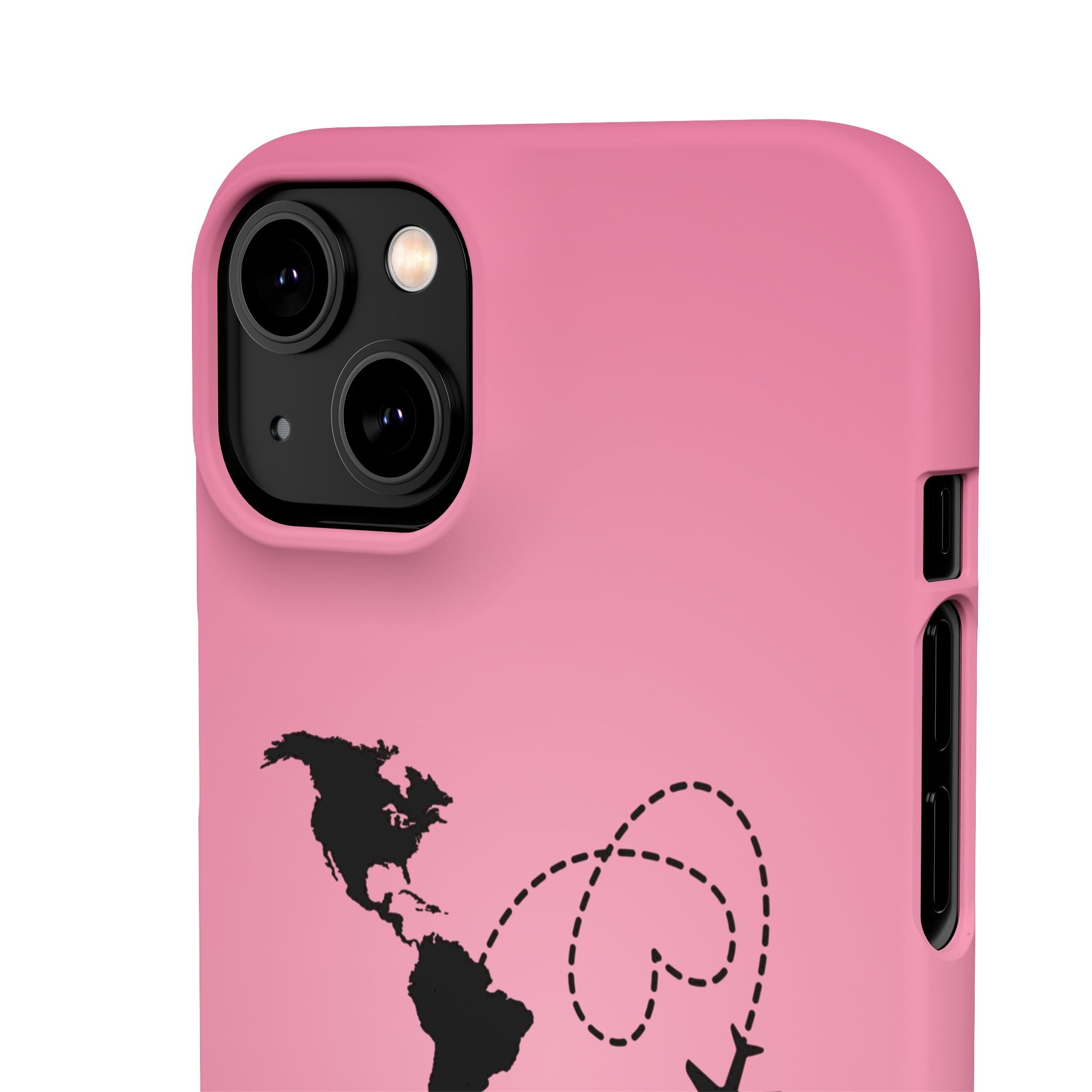 America to Albania Pink Snap Phone Case