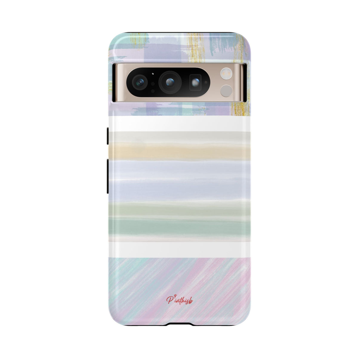 Pastel Stripe Tough Phone Case