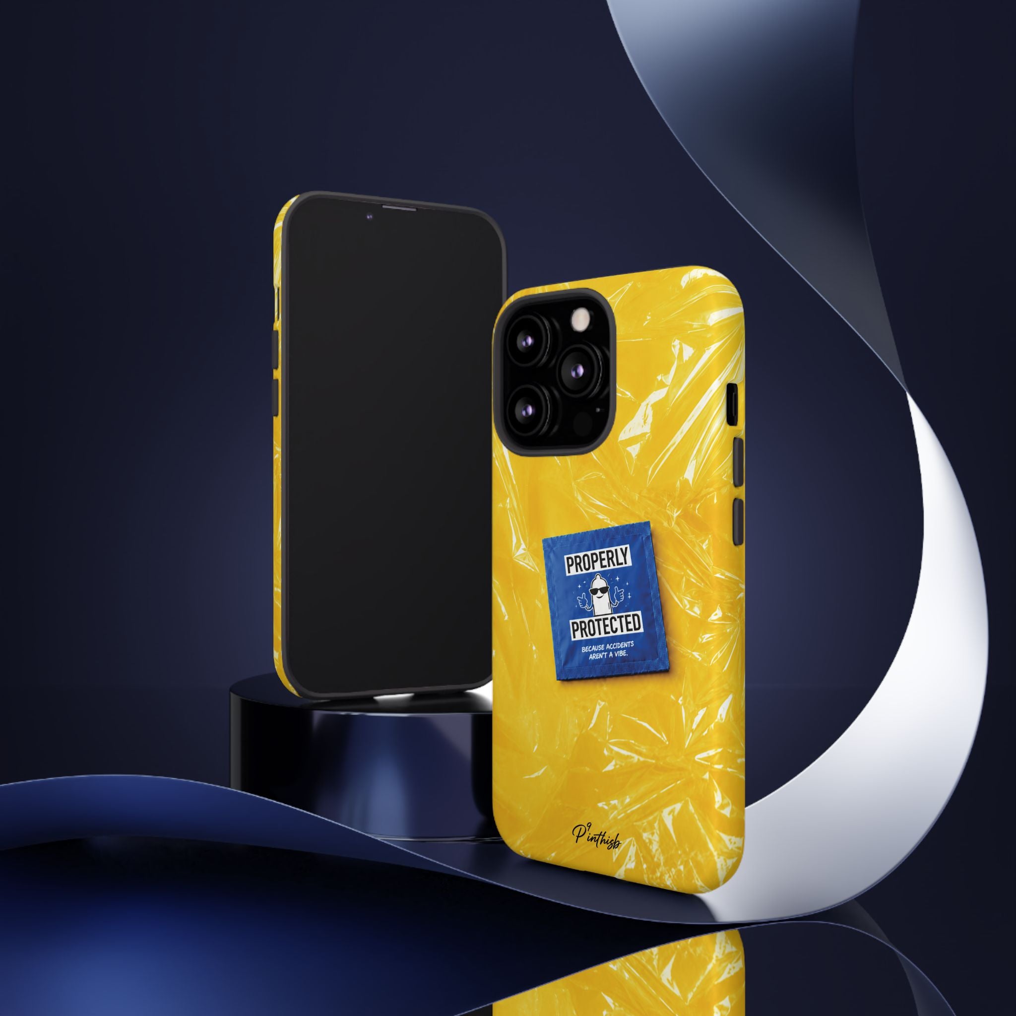 "Properly Protected" Graphic Phone Case