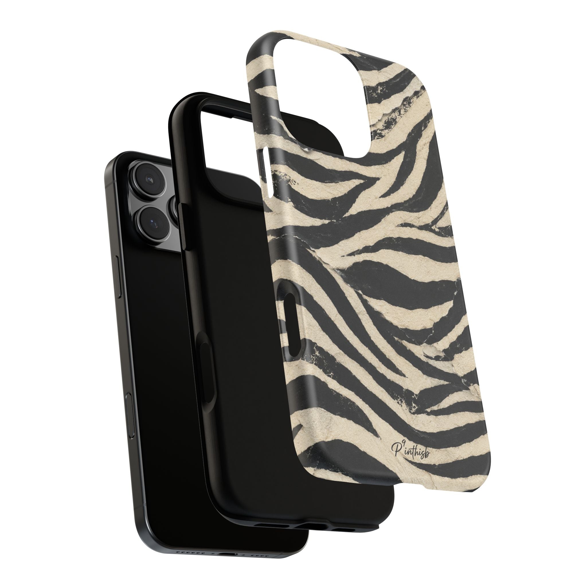 Zebra Stripe Tough Phone Case