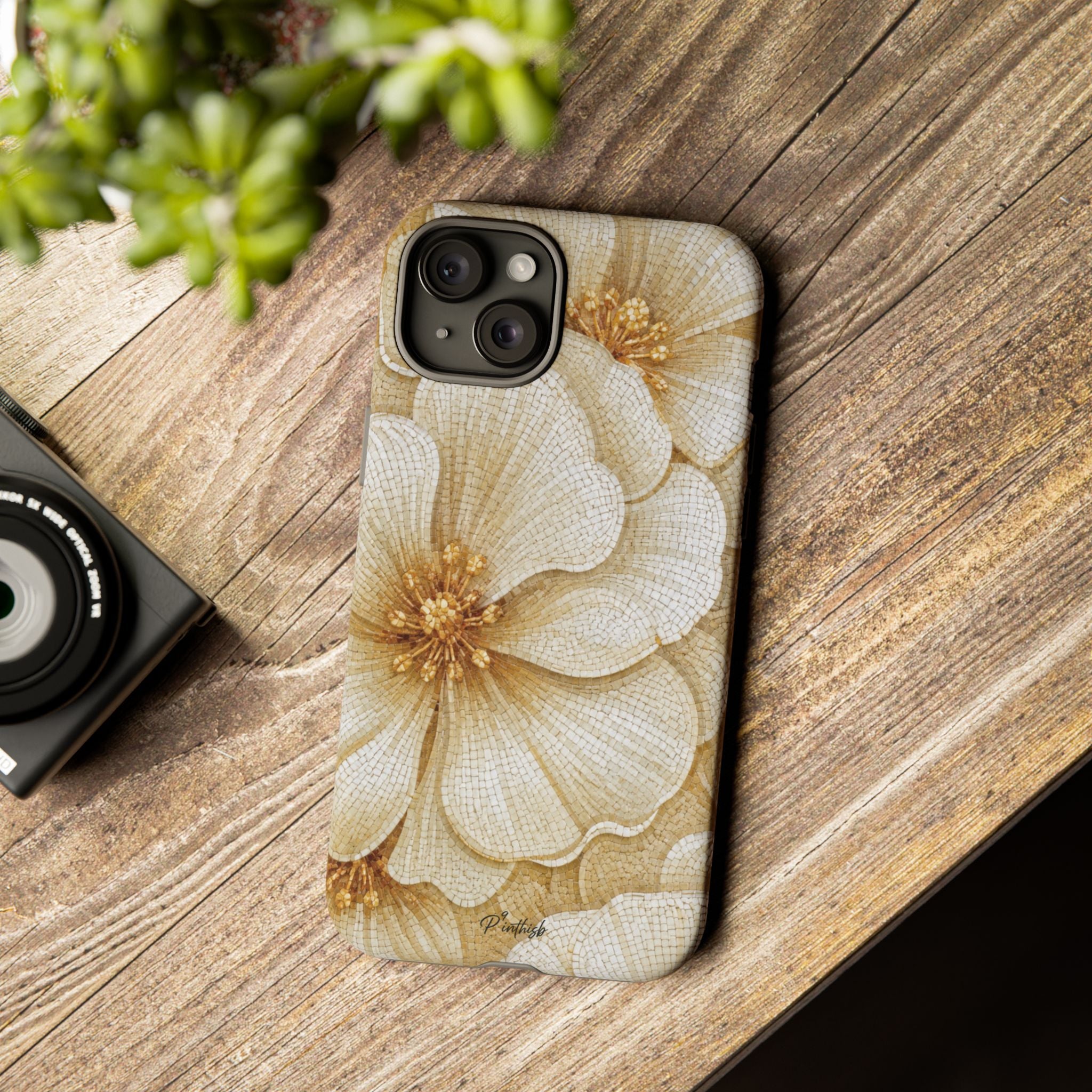Floral Gold Bloom Tough Case