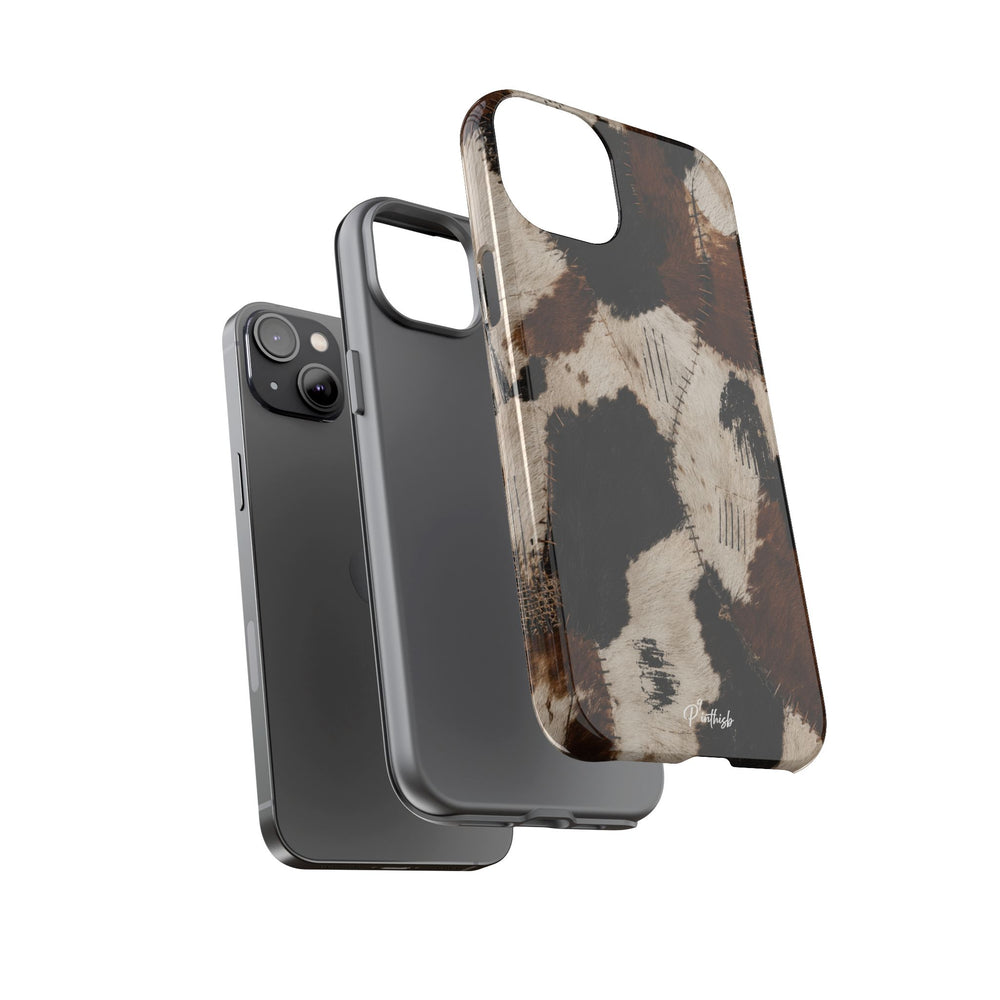 Brown & Black Animal Print Tough Case