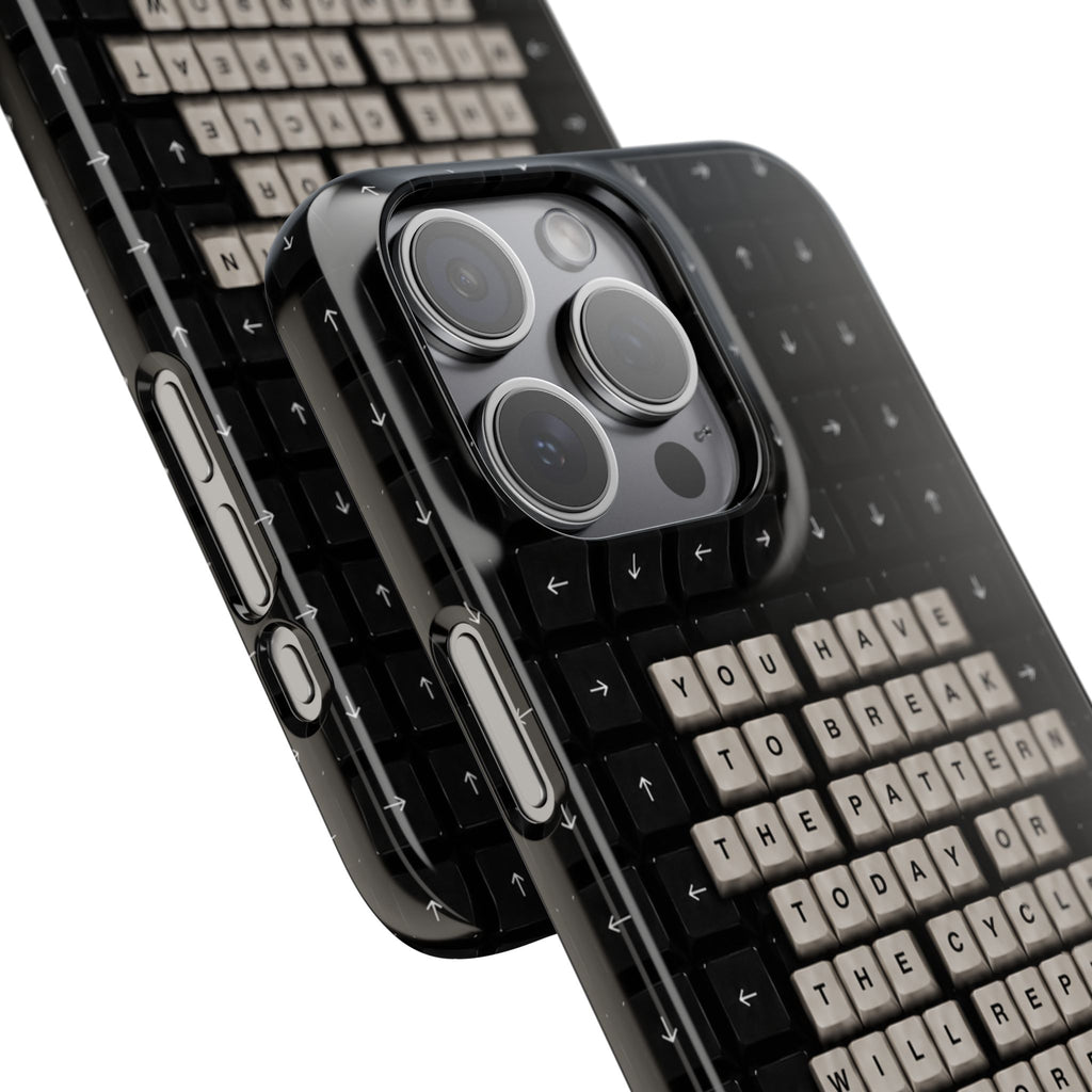 "Break the pattern" Keyboard Snap Case
