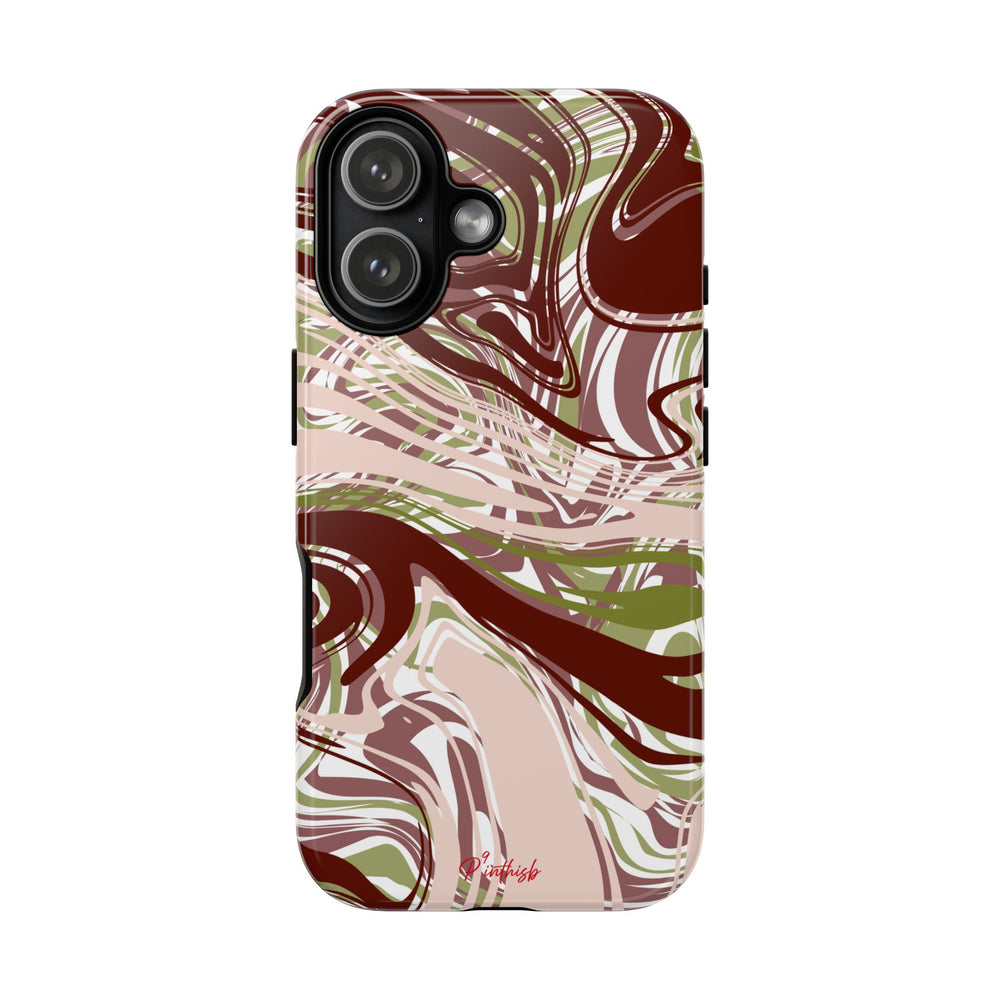 Abstract Marbled Tough Phone Case