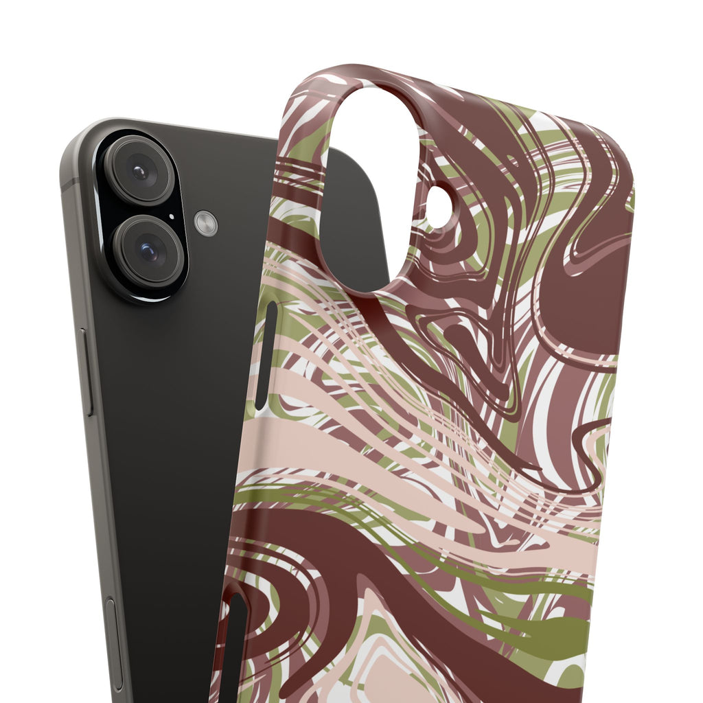 Abstract Marbled Snap Phone Case