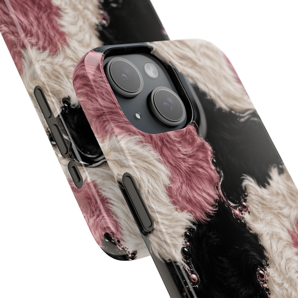Cow Print Swirl Snap Case