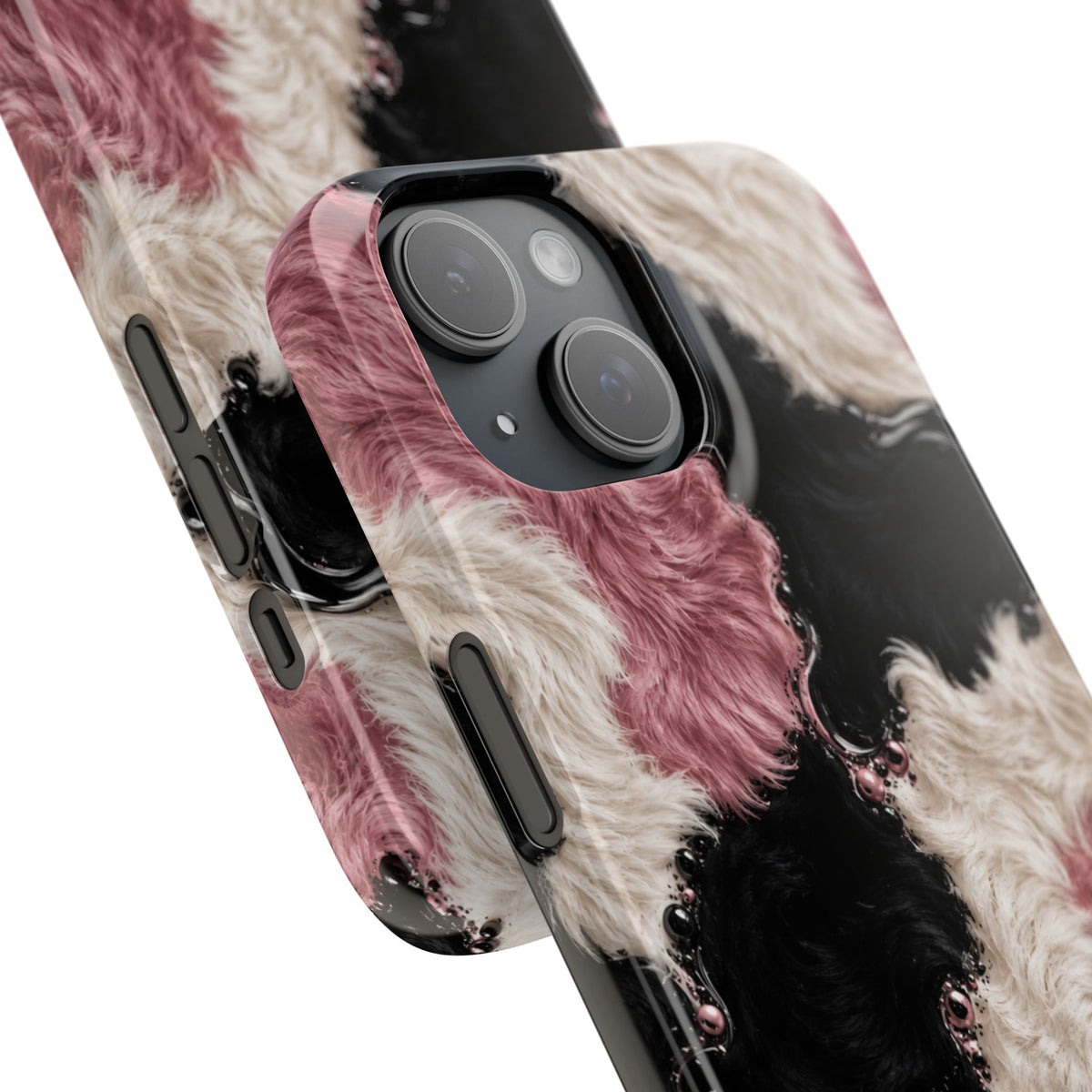 Cow Print Swirl Snap Case