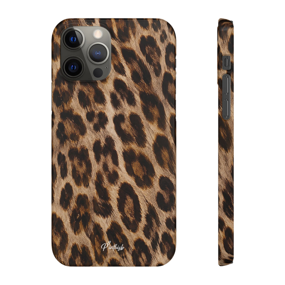 Leopard Print Snap Phone Case