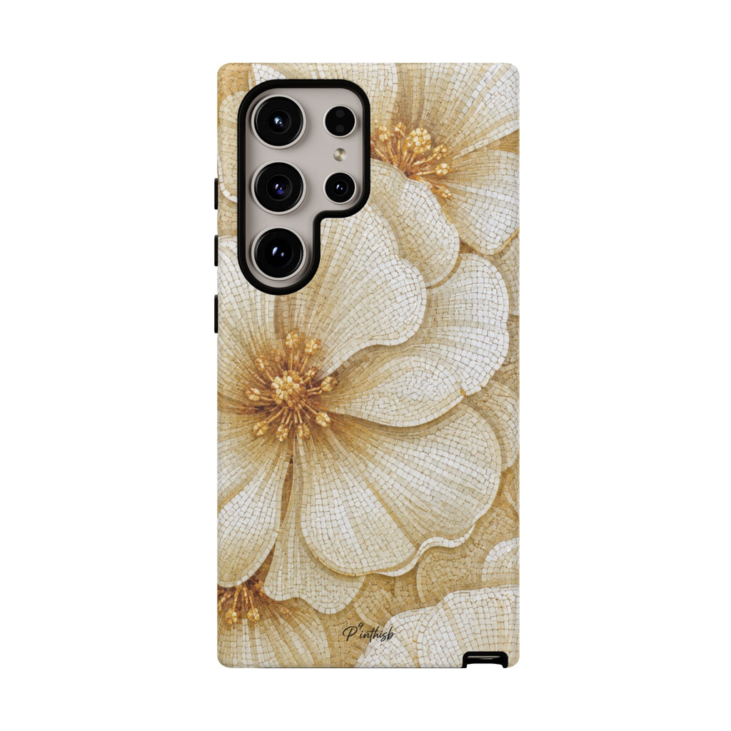 Floral Gold Bloom Tough Case