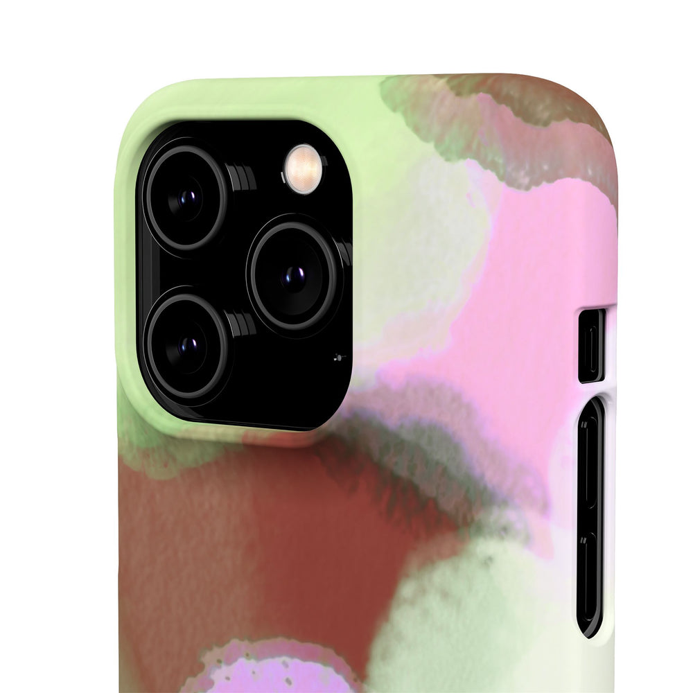 Abstract Pastel Camouflage Snap Phone Case