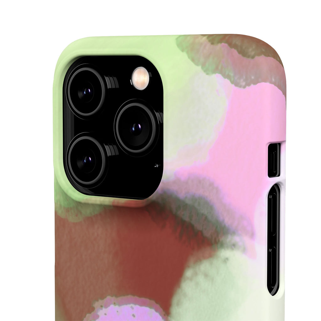 Abstract Pastel Camouflage Snap Phone Case