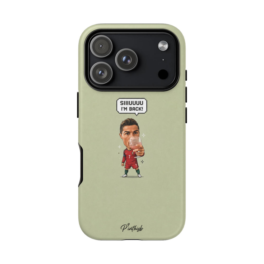 "SIIUUU, I'M BACK" CR7 Tough Phone Case
