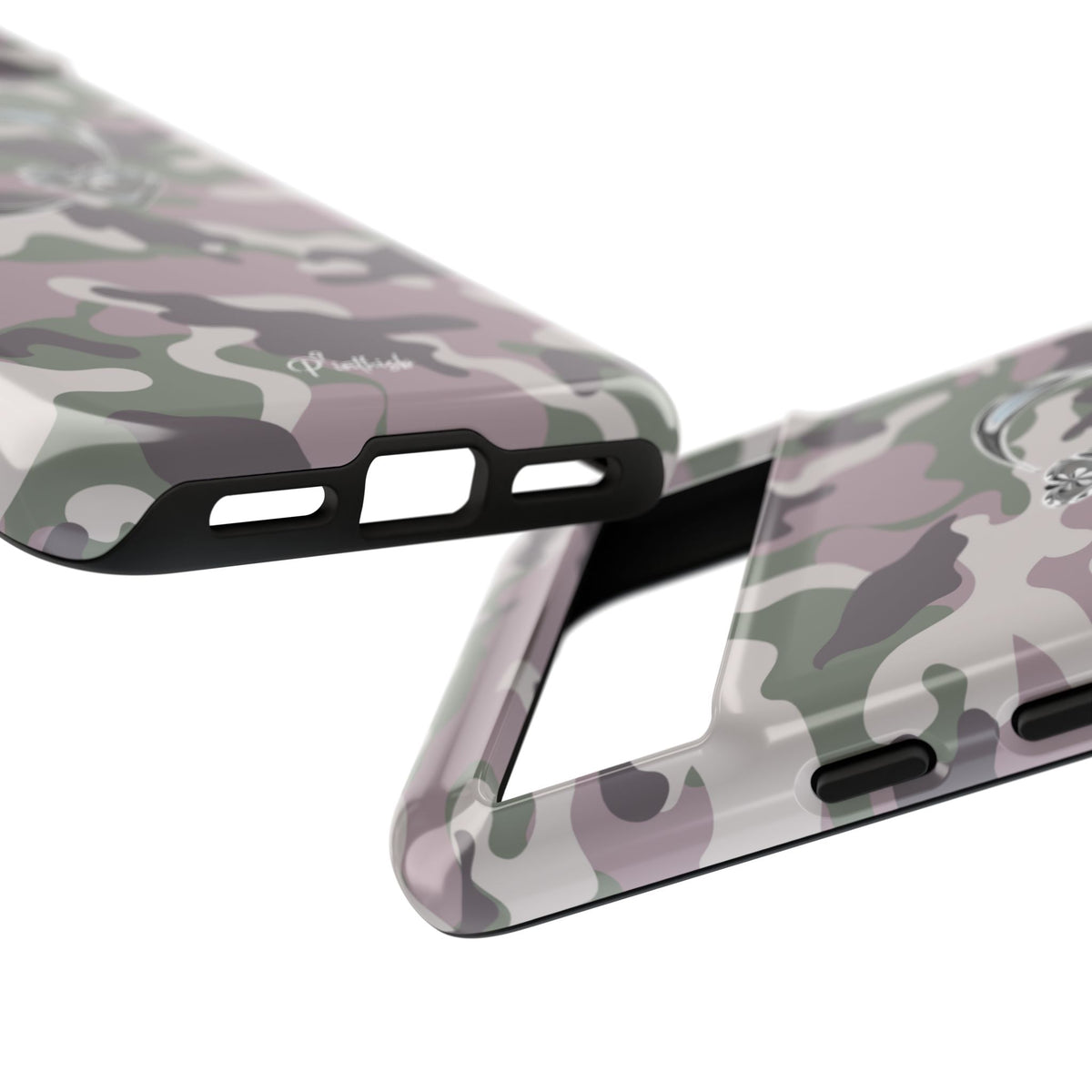 Camouflage Heart Tough Phone Case