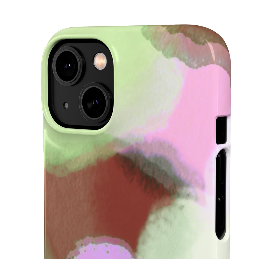 Abstract Pastel Camouflage Snap Phone Case