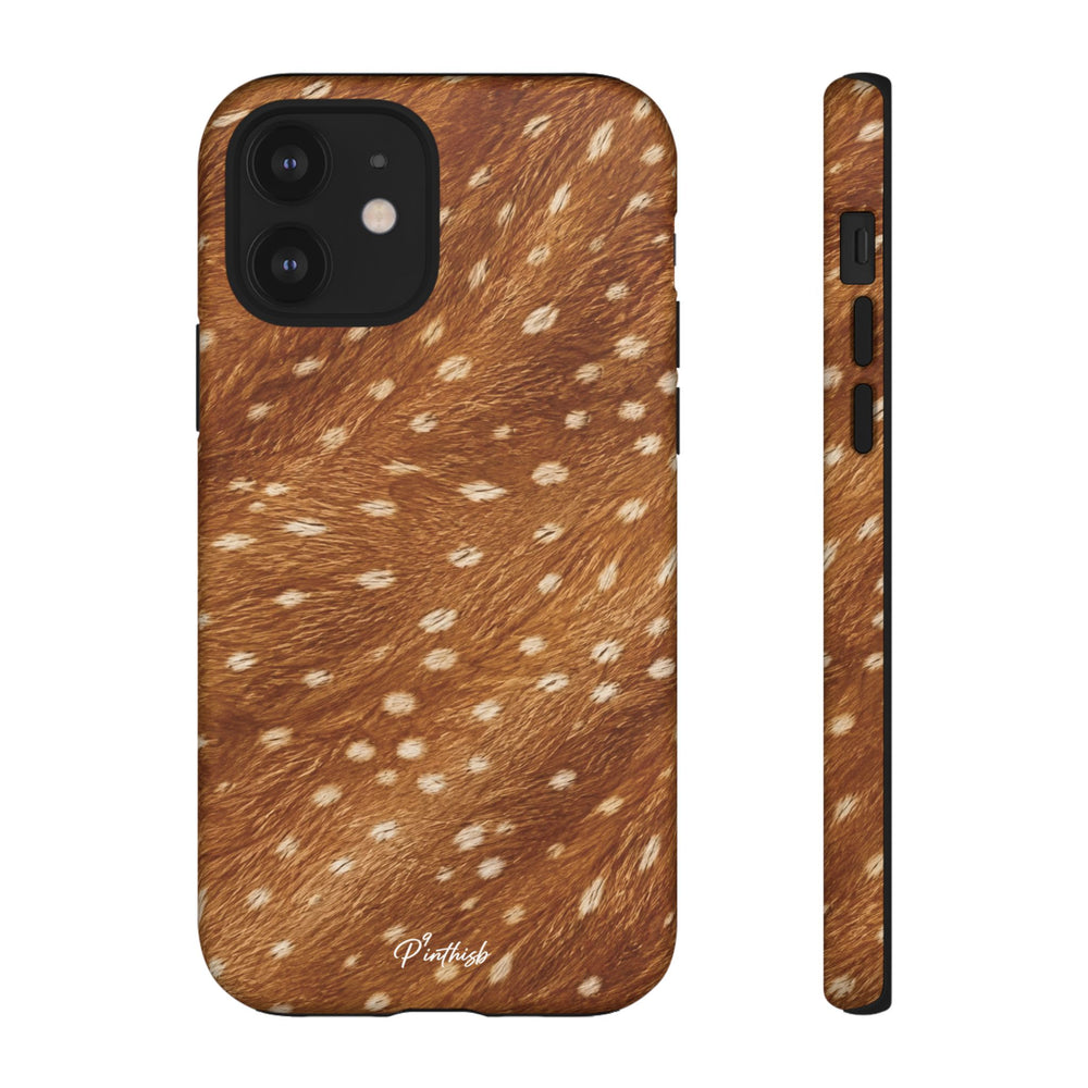 Caramel Deer Pattern Tough Case
