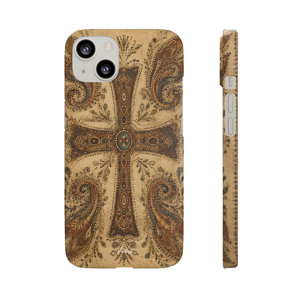 Cross Paisley Snap Case