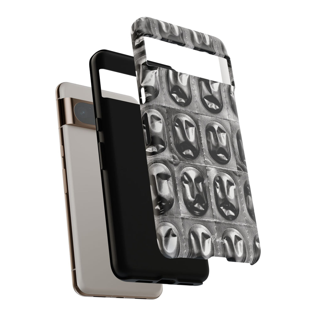 Metallic Mask Grid Tough Case
