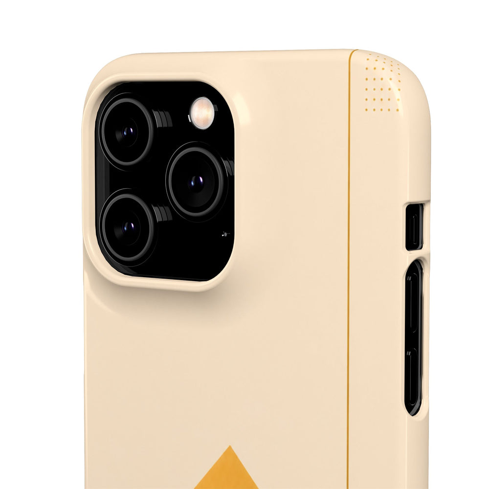 Gold Malboro Inspired Snap Phone Case