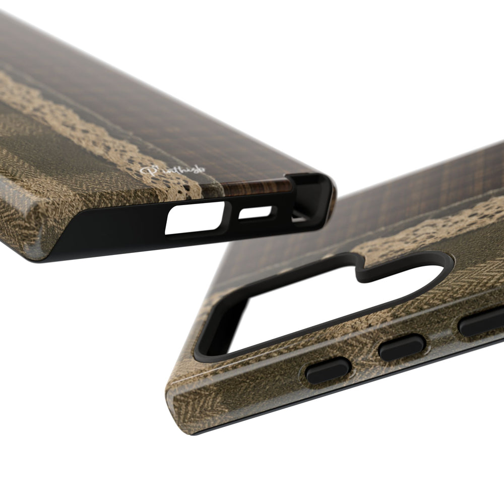 Plaid Lace Tough Phone Case
