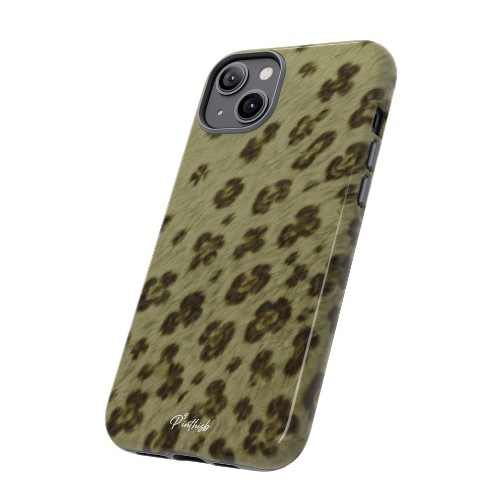 Olive Leopard Print Tough Case