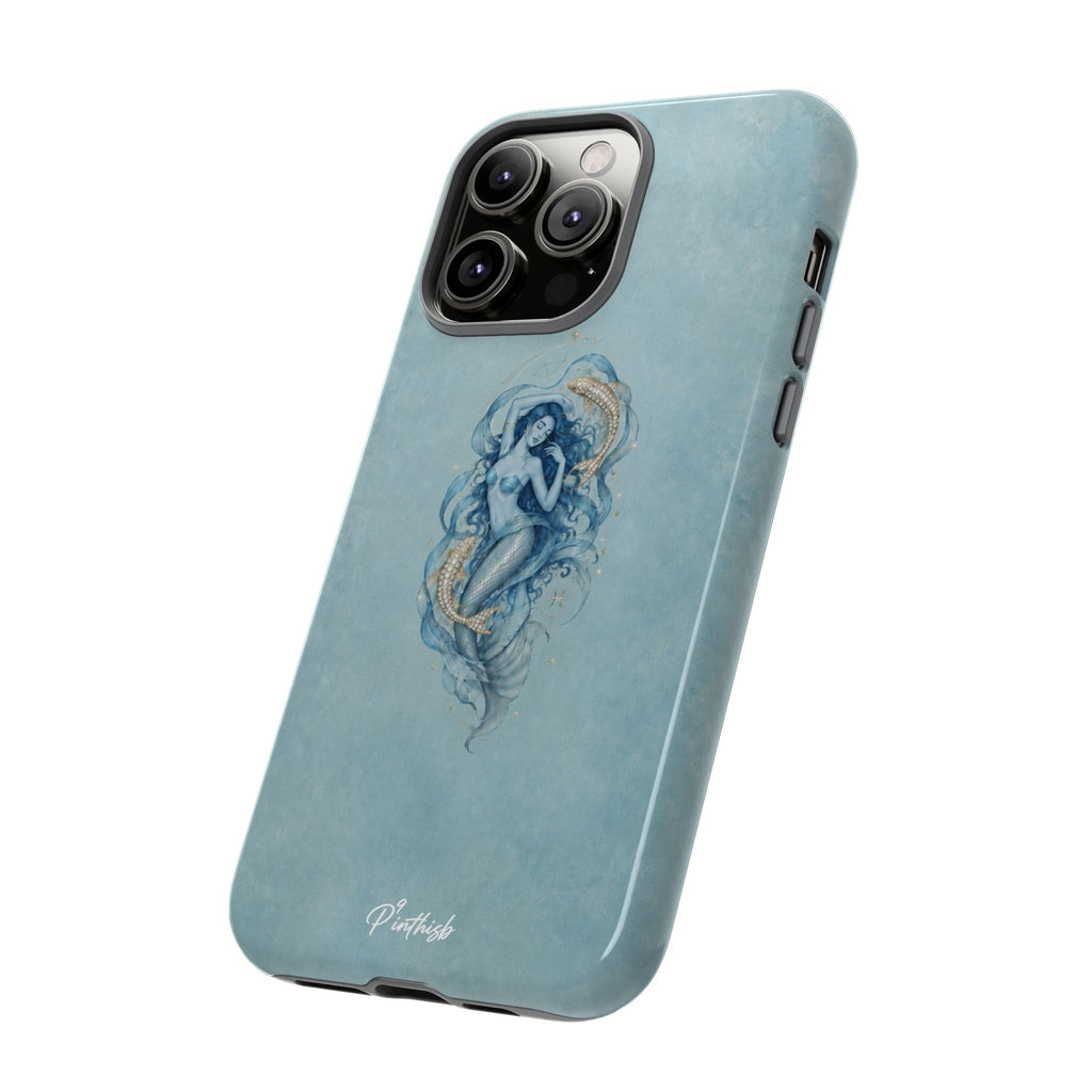 Pisces Zodiac Glitter Phone Case