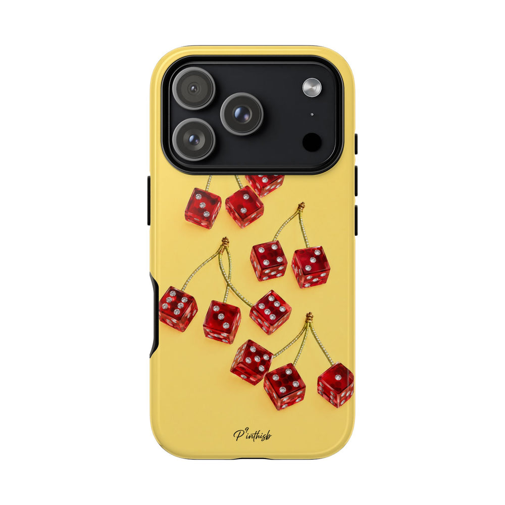 Cherry Dice Tough Phone Case