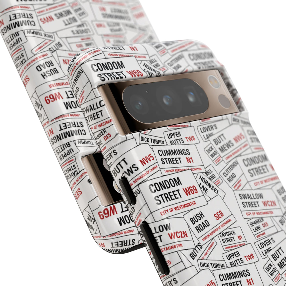 Cheeky London Street Signs Phone Case