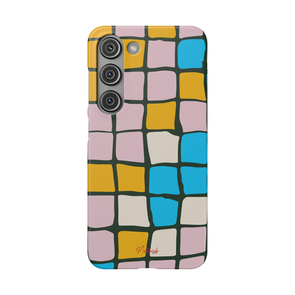 Color Grid Snap Phone Case
