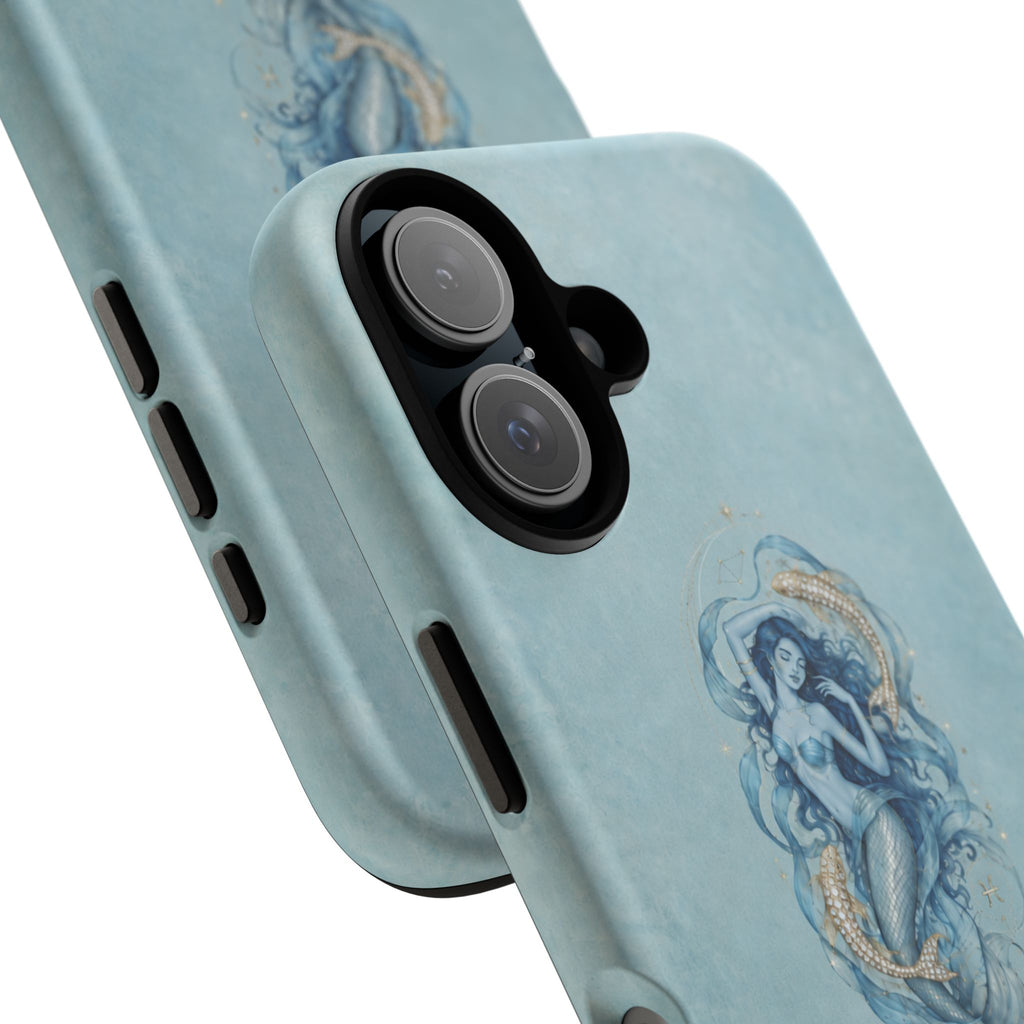 Pisces Zodiac Glitter Phone Case