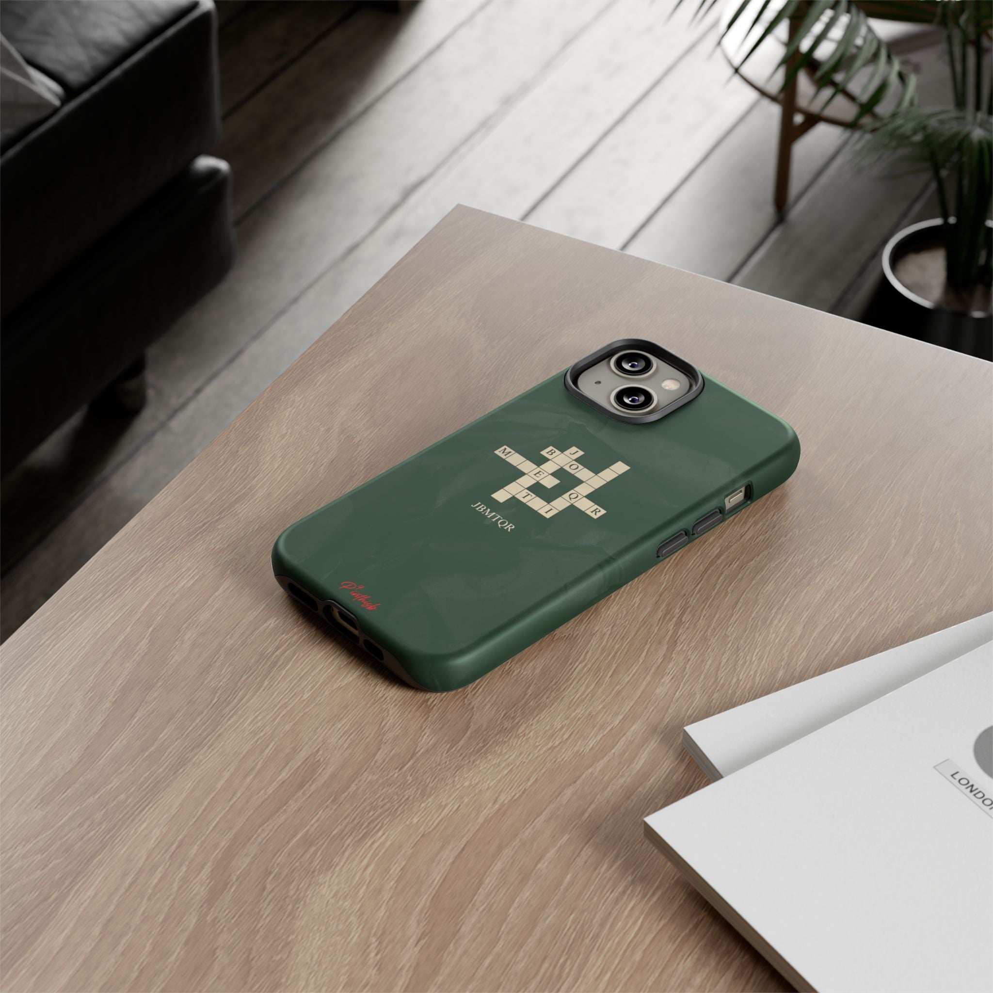 "JBMTQR crossword" Tough Phone Case