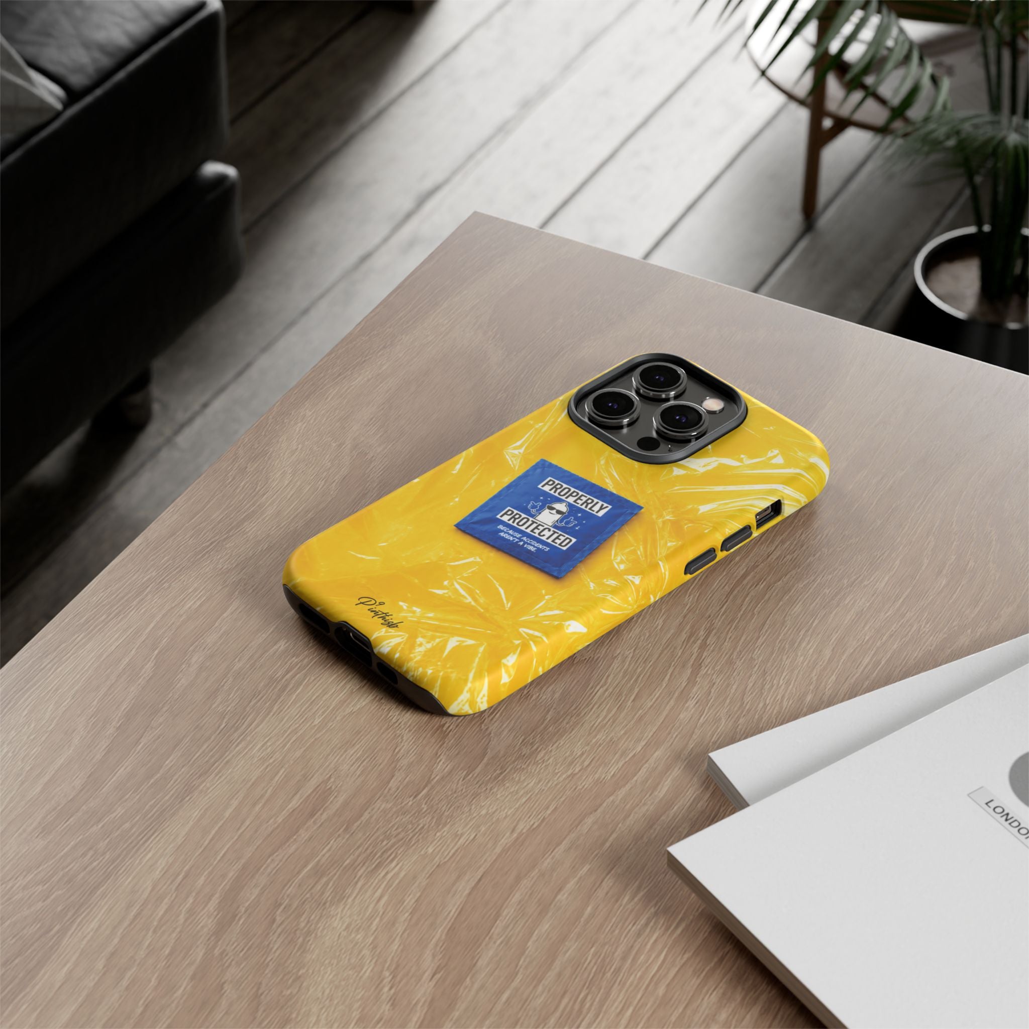 "Properly Protected" Graphic Phone Case