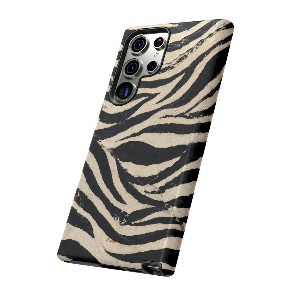 Wavy Peach & Mauve Tough Case