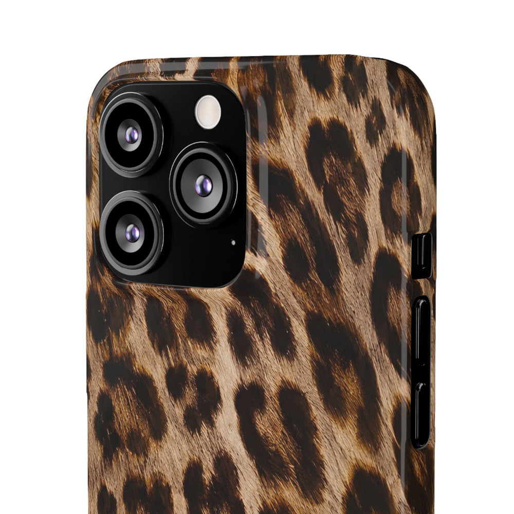 Leopard Print Snap Phone Case