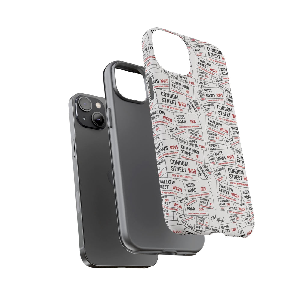 Cheeky London Street Signs Phone Case
