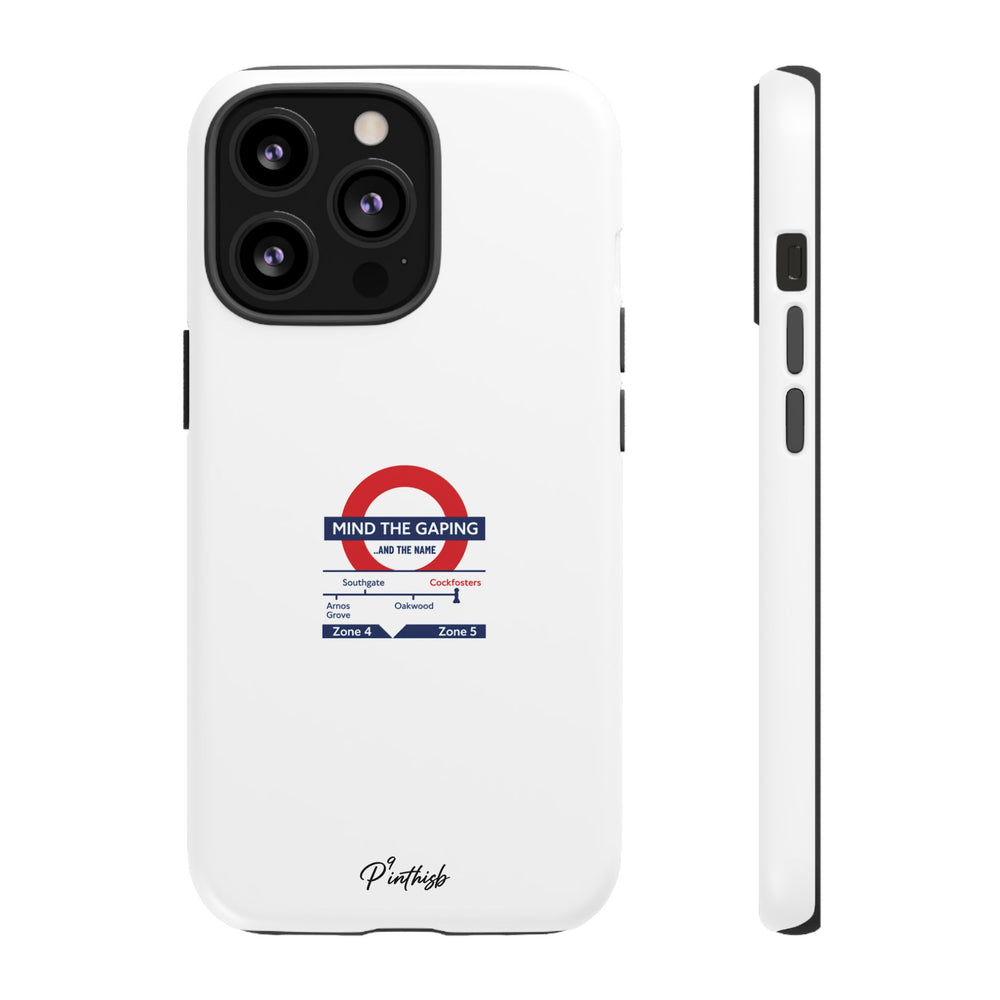 "Mind the Gaping" London Tube Parody Phone Case