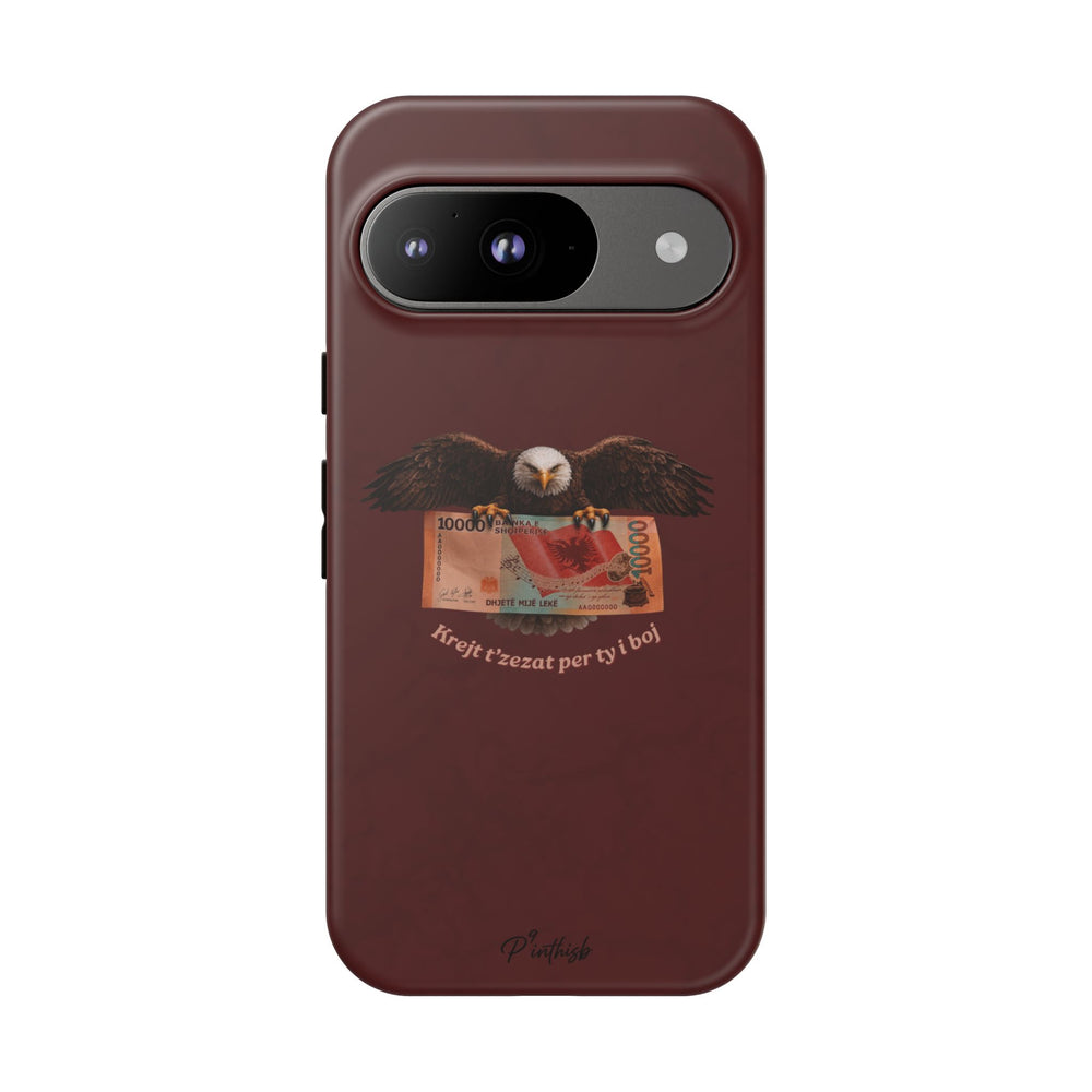 "Krejt t'zezat për ty i boj" Albanian Tough Phone Case