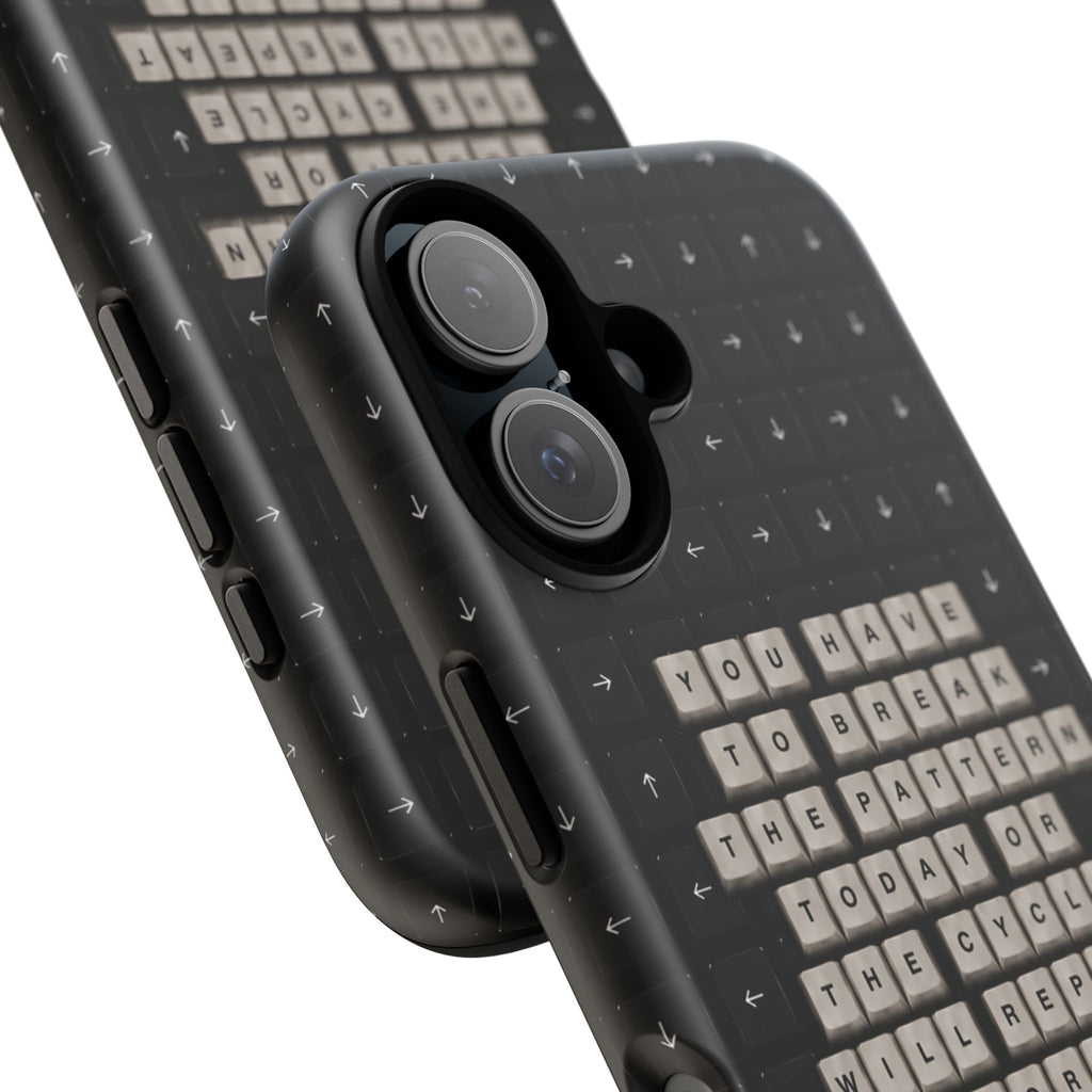 "Break the pattern" Keyboard Tough Case