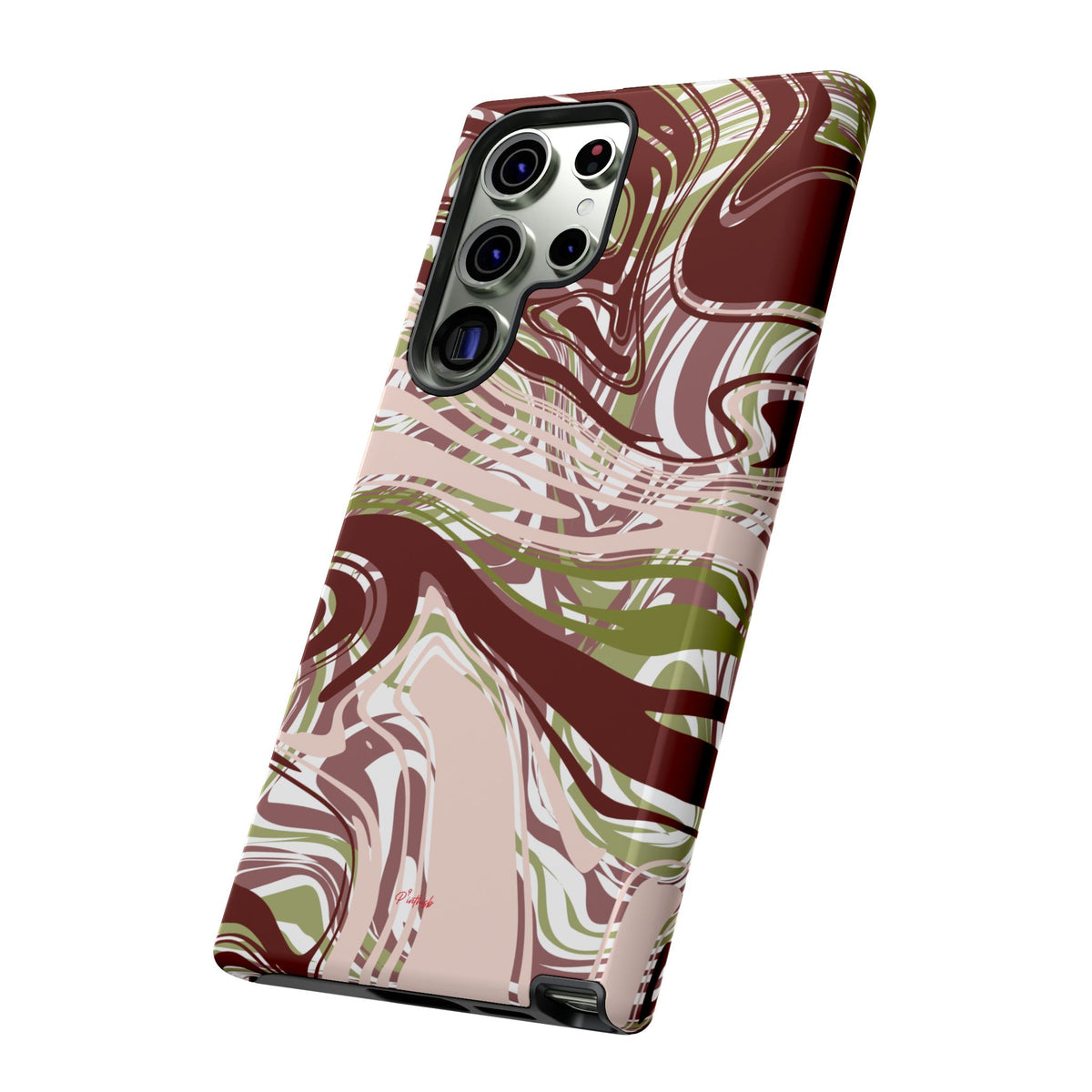Abstract Marbled Tough Phone Case