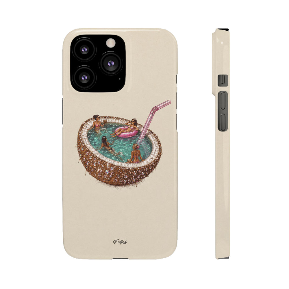 Coconut Pool Snap Phone Case